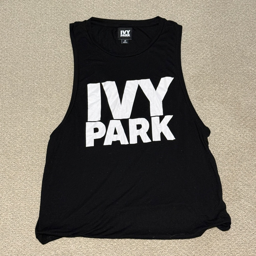 IVY PARK Black Sleeveless Top